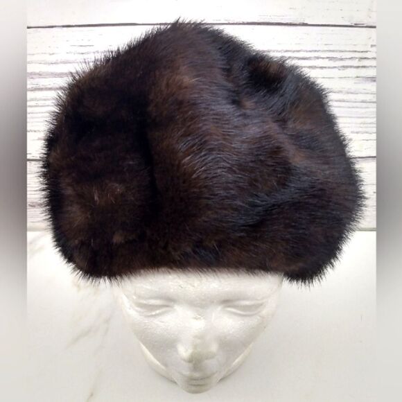 Simpsons Vintage Fur Mink Hat - Picture 5 of 15